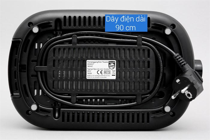 Máy nướng bánh mì Philips HD2637/90 900 W Màu Inox