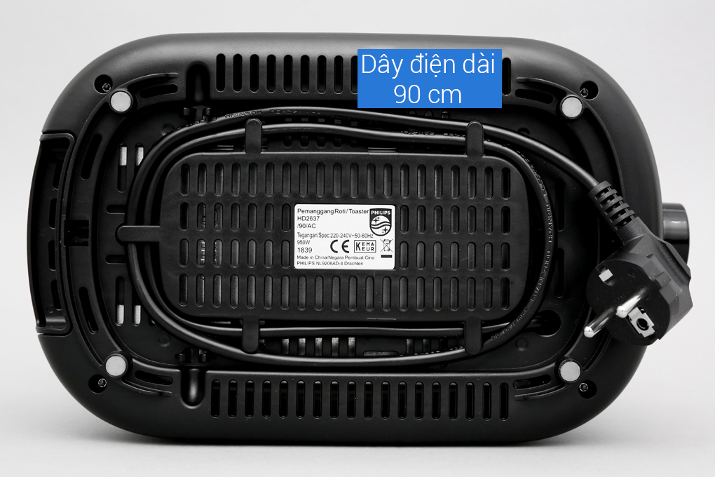 Máy nướng bánh mì Philips HD2637/90 900 W Màu Inox