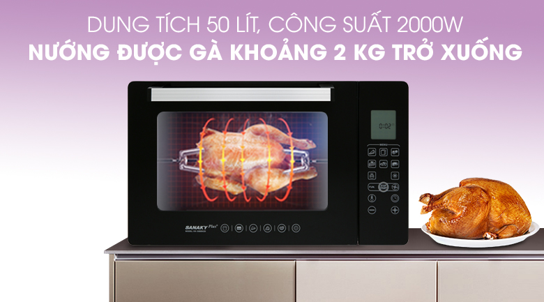 Lò Nướng Sanaky VH 5088N2D 50 lít - 14