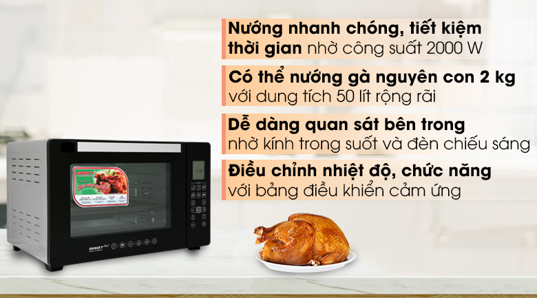 Lò Nướng Sanaky VH 5088N2D 50 lít - 19