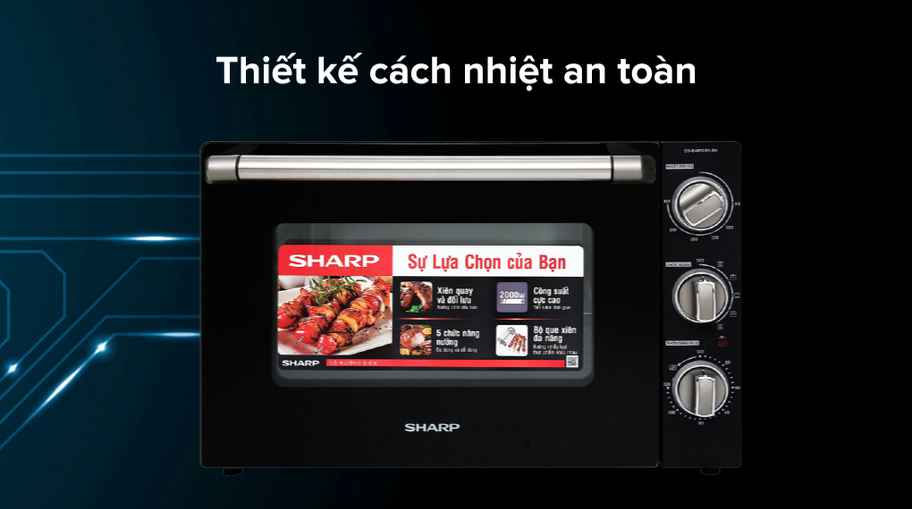 Lò nướng Sharp EO-B46RCSV-BK 46 lít