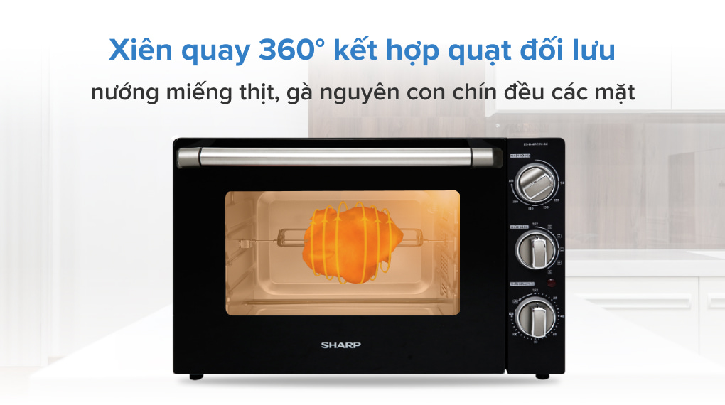 Lò nướng Sharp EO-B46RCSV-BK 46 lít