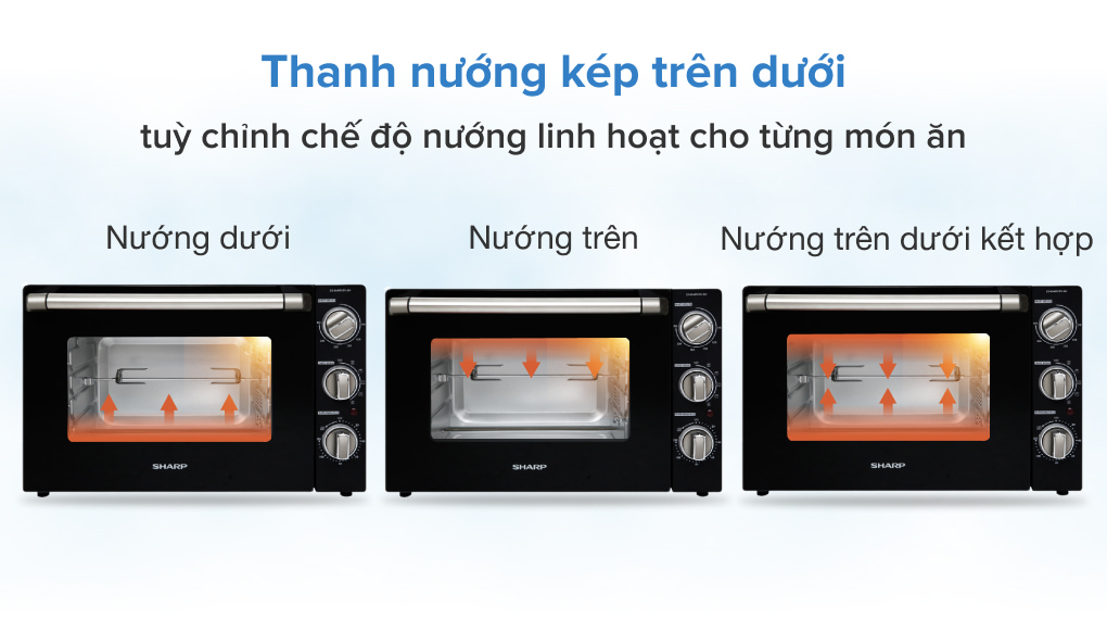 Lò nướng Sharp EO-B46RCSV-BK 46 lít