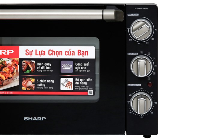 Lò nướng Sharp EO-B46RCSV-BK 46 lít Màu Đen