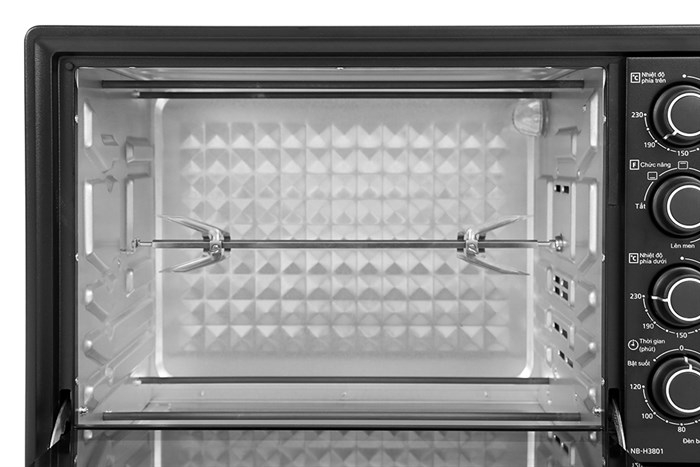 Lò nướng Panasonic NB-H3801KRA 38 lít Màu Đen