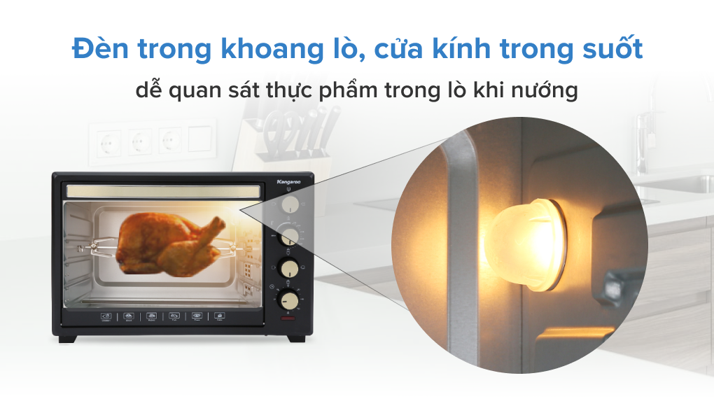 Lò nướng Kangaroo KG5201 52 lít