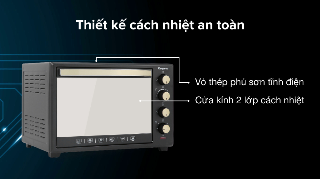 Lò nướng Kangaroo KG5201 52 lít
