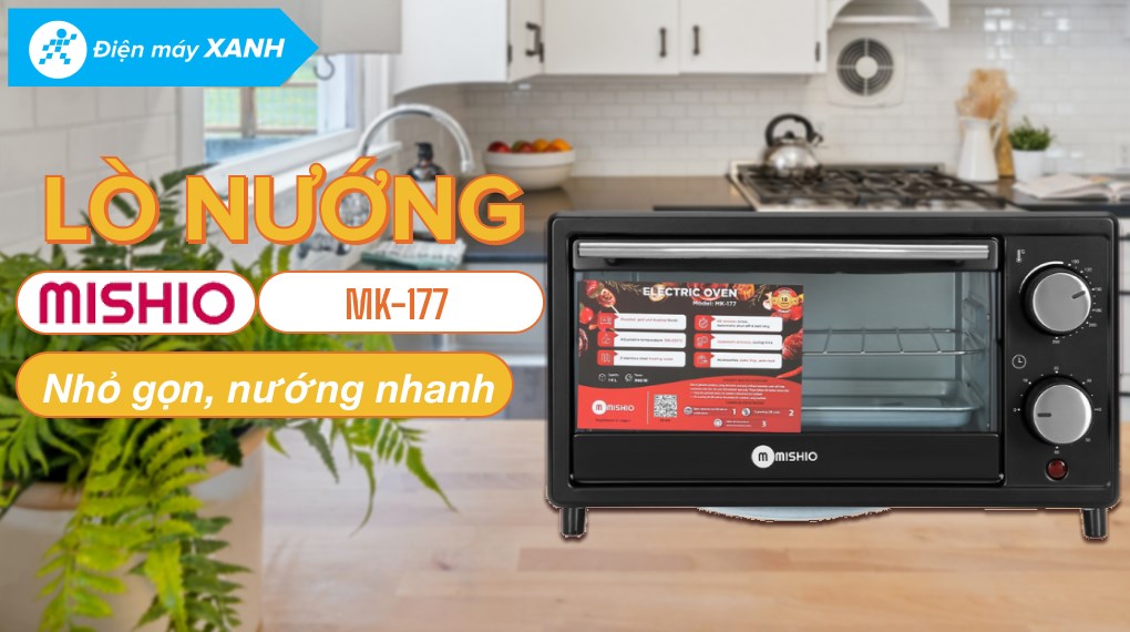 Lò nướng Mishio MK-177 14 lít