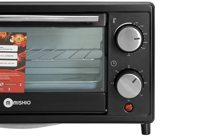 Lò nướng Mishio MK-177 14 lít Màu Đen
