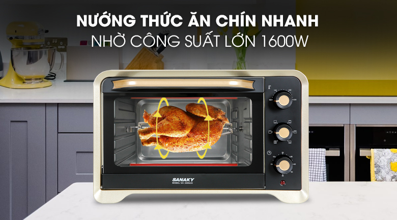 Lò nướng Sanaky LN.VH309N2D 30 lít - 16