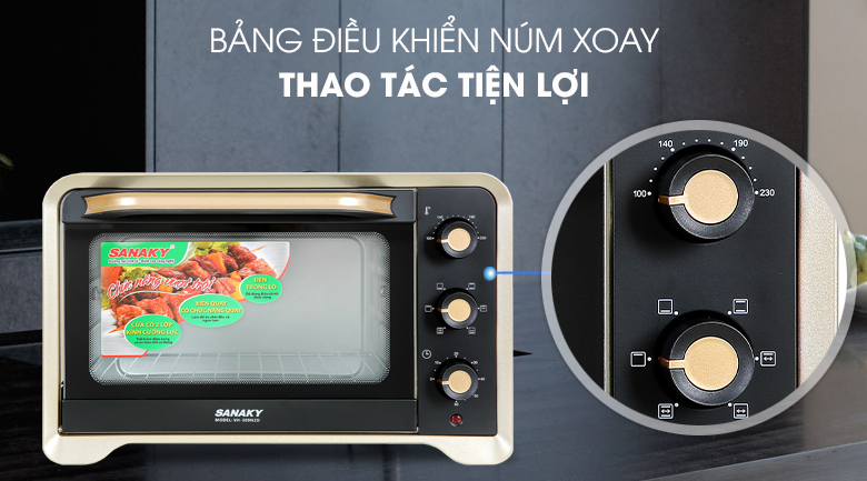 Lò nướng Sanaky LN.VH309N2D 30 lít - 11