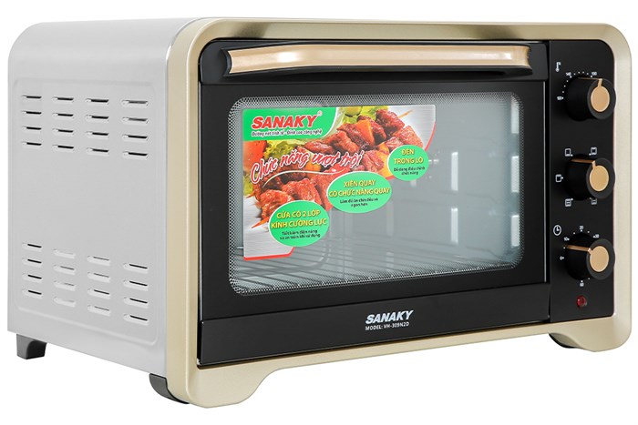 Lò nướng Sanaky LN.VH309N2D 30 lít Màu Vàng