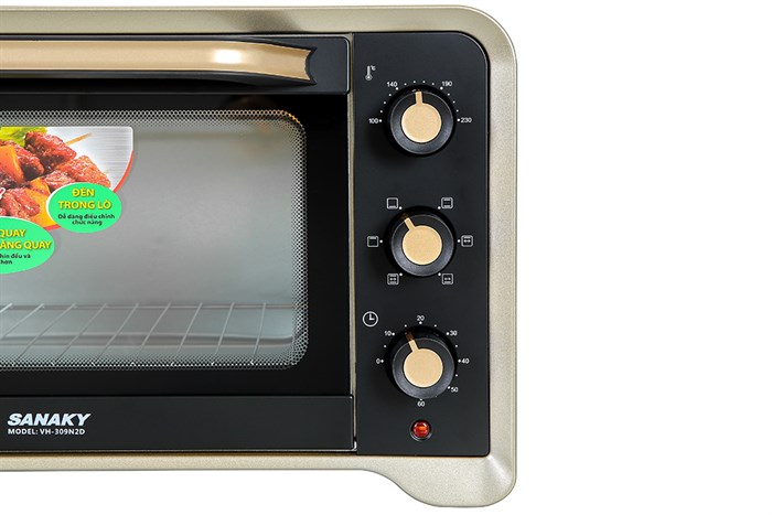 Lò nướng Sanaky LN.VH309N2D 30 lít Màu Vàng