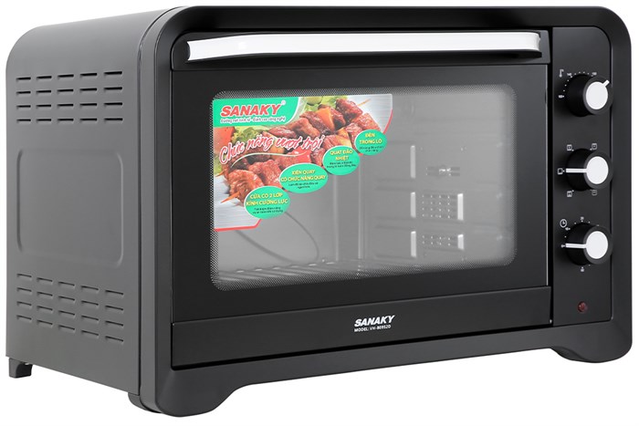 Lò nướng Sanaky LN.VH809S2D 80 lít Màu Đen