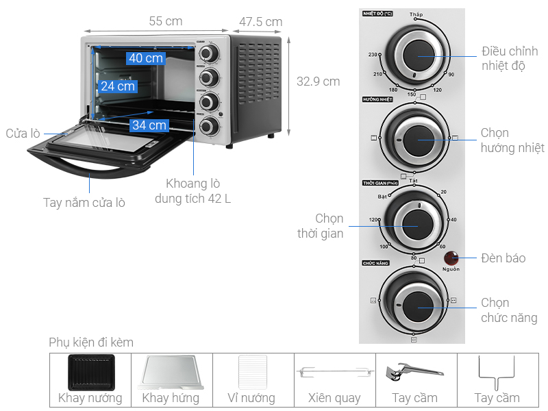 Lò nướng Galanz KWS2042LQ-H8UK 42 lít