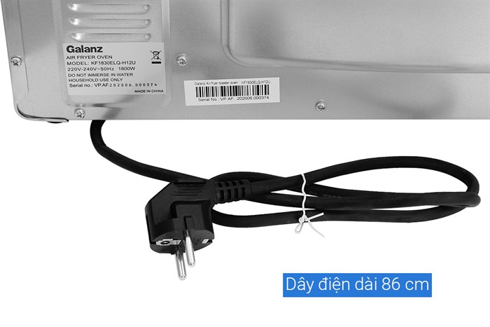 Lò nướng Galanz KF1830ELQ-H12U 30 lít Màu Xám