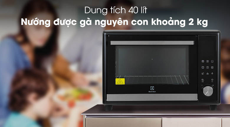 Dung tích - Lò nướng Electrolux EOT40DBD 40 lít