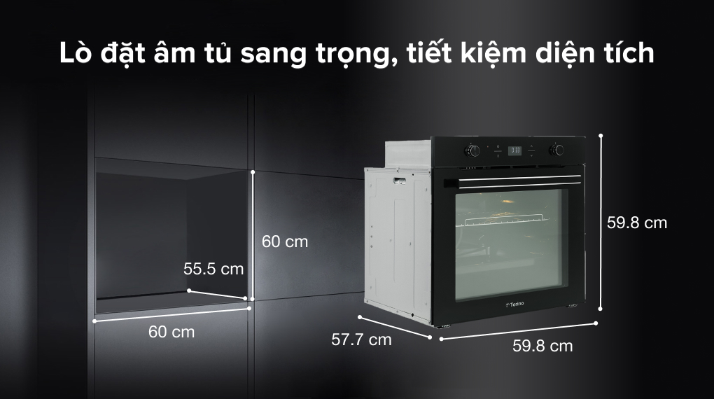 Lò nướng âm Torino TSS0101 75 lít