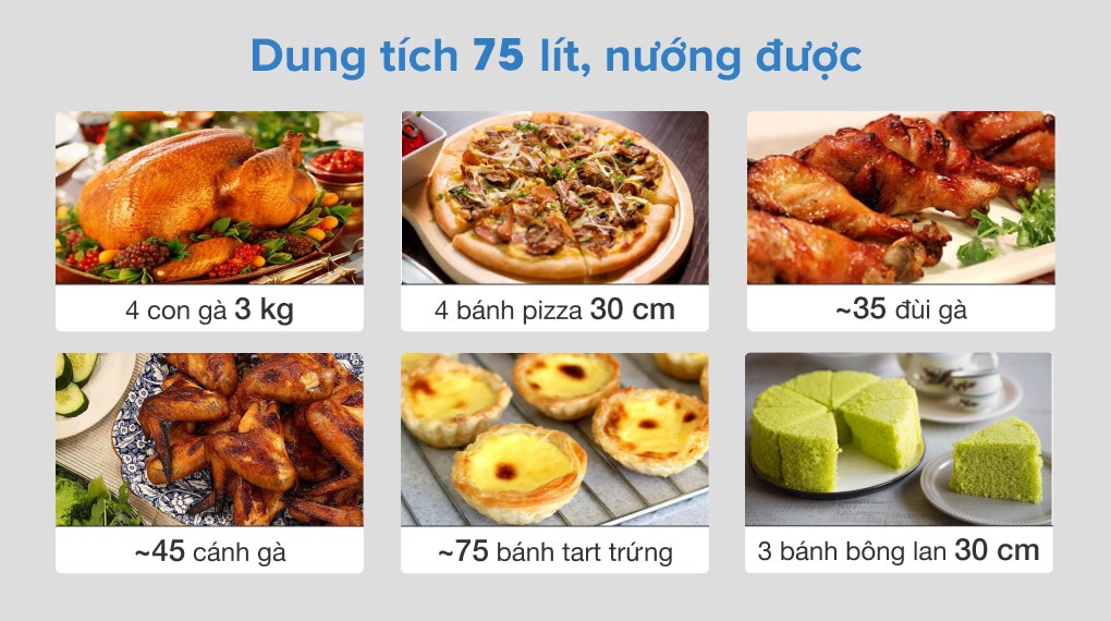 Lò nướng âm Torino TSS0101 75 lít