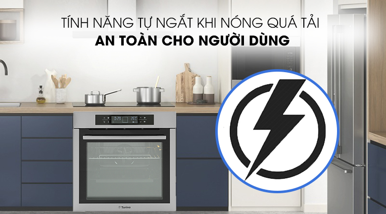 Lò nướng âm Torino T0B10FCP-2SV 75 lít