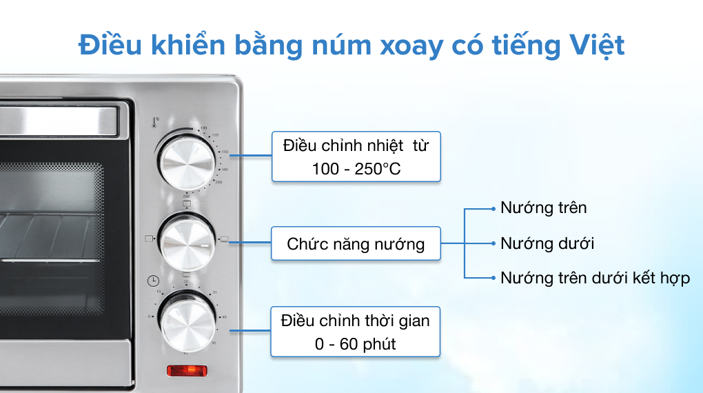 Lò nướng Mishio MK-254 25 lít