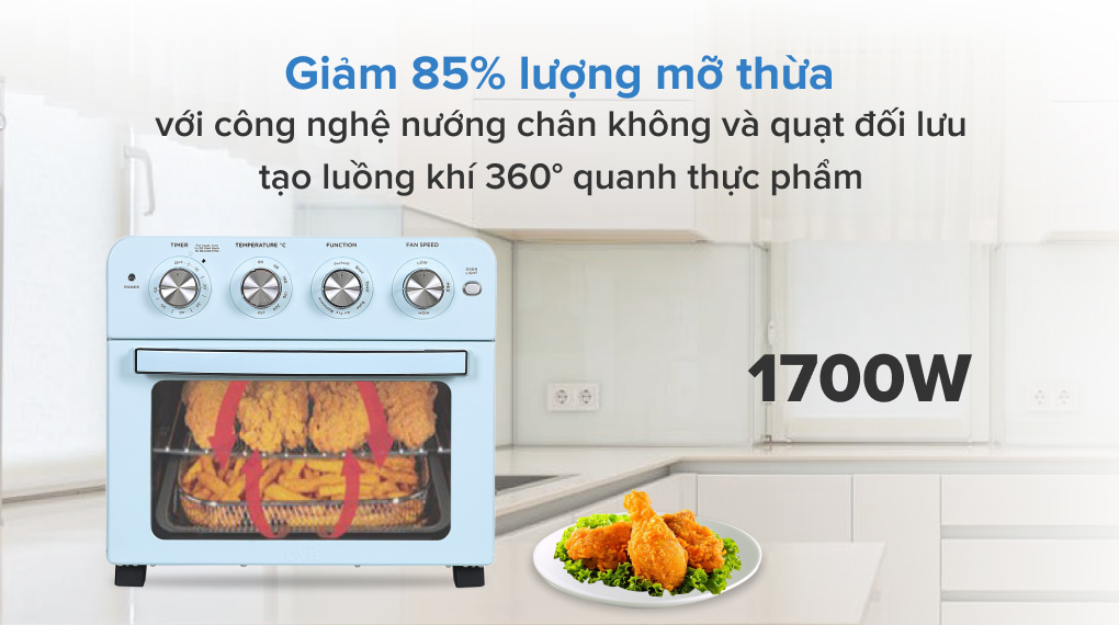 Lò nướng không dầu Unie Q37 25 lít