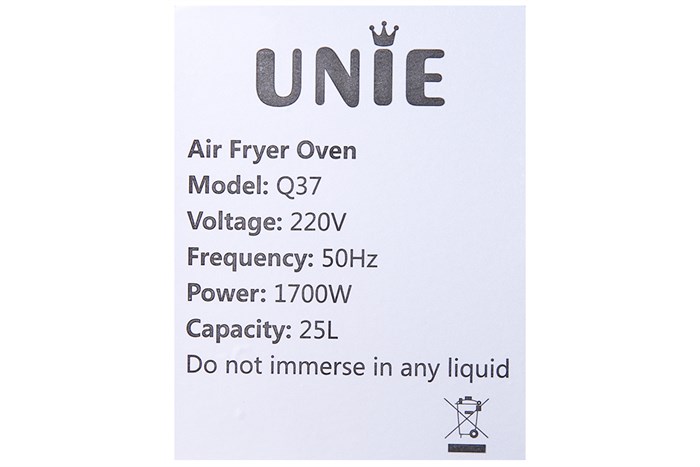 Lò nướng không dầu Unie Q37 25 lít Màu Xanh Navy