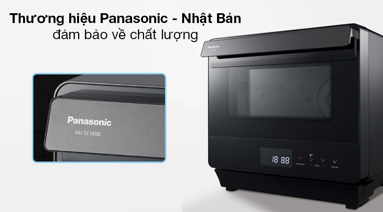 Lò Hấp Nướng Chiên Không Dầu Panasonic NU-SC180BYUE - Thương hiệu Panasonic - Nhật Bản, an tâm về chất lượng và mẫu mã