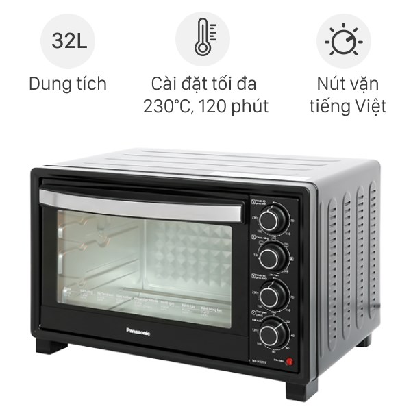 Lò nướng Panasonic NB-H3203KRA 32 lít