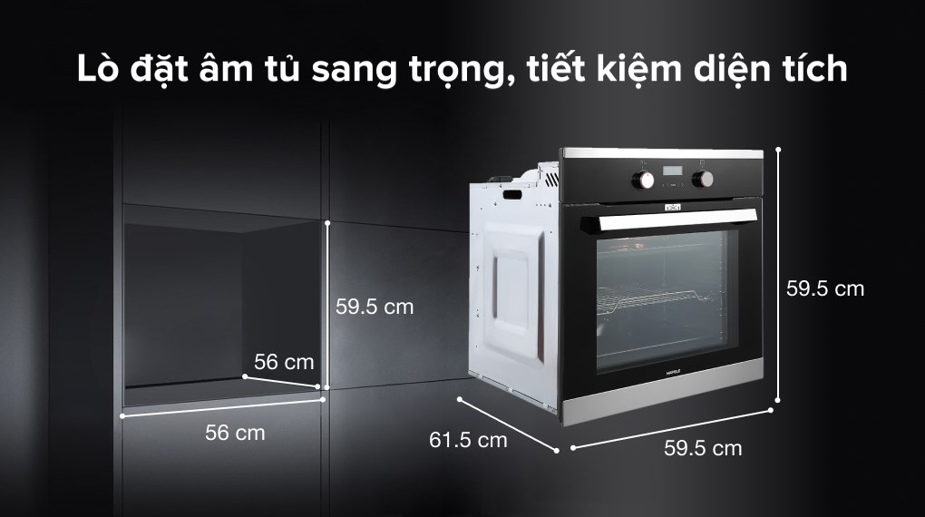 Lò nướng âm Hafele HO-KT60C (534.05.571) 65 lít