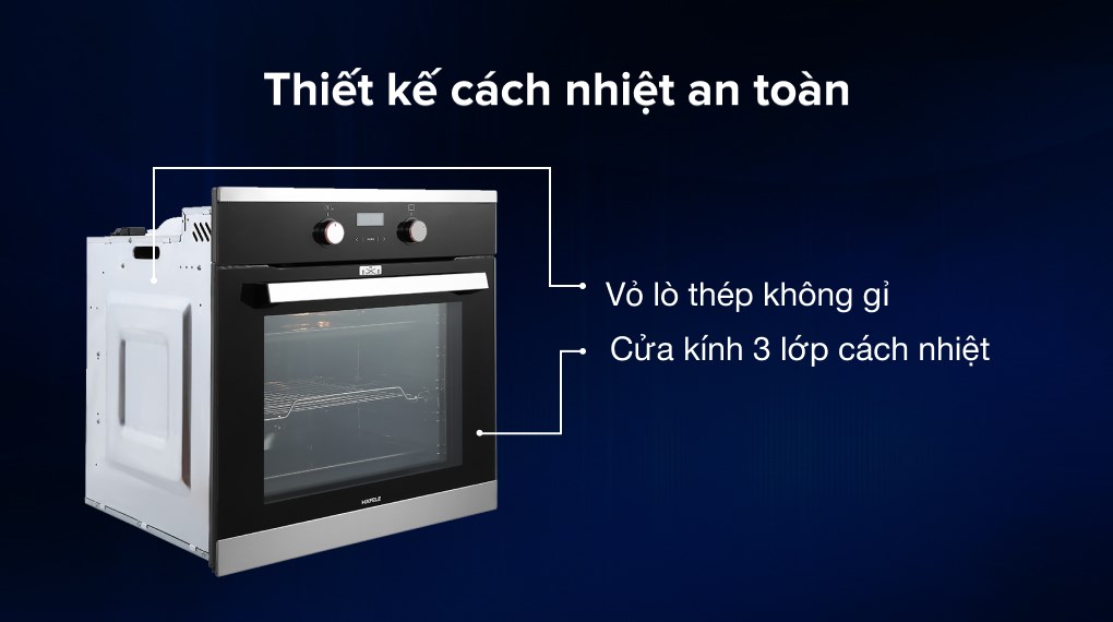 Lò nướng âm Hafele HO-KT60C (534.05.571) 65 lít