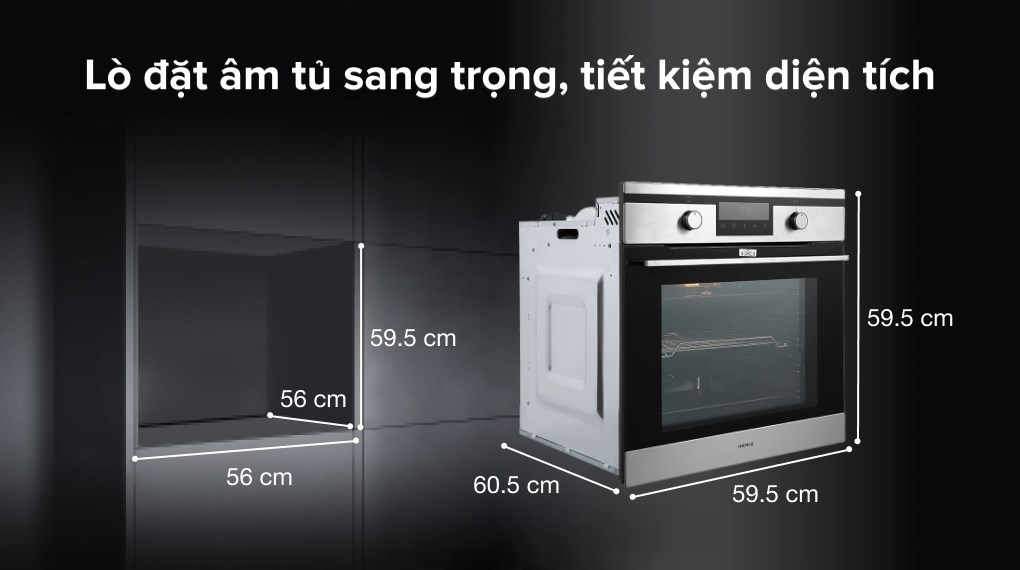 Lò nướng lắp âm Hafele HO-KT60J (535.62.511) 65 lít