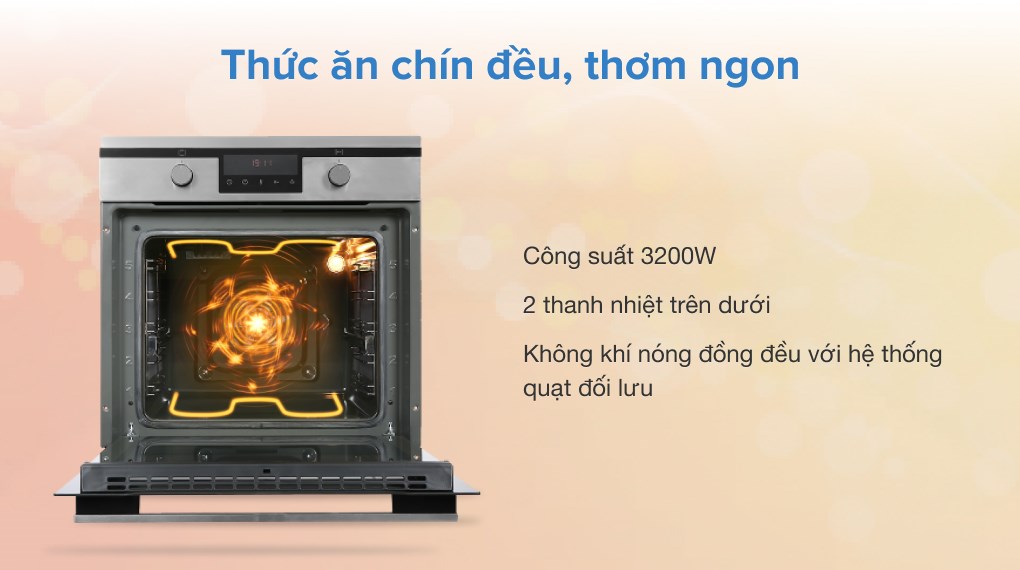 Lò nướng lắp âm Hafele HO-KT60J (535.62.511) 65 lít