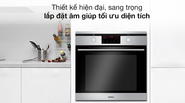 Thiết kế sang trọng - Lò nướng lắp âm Hafele HO-KT60J (535.62.511) 65 lít