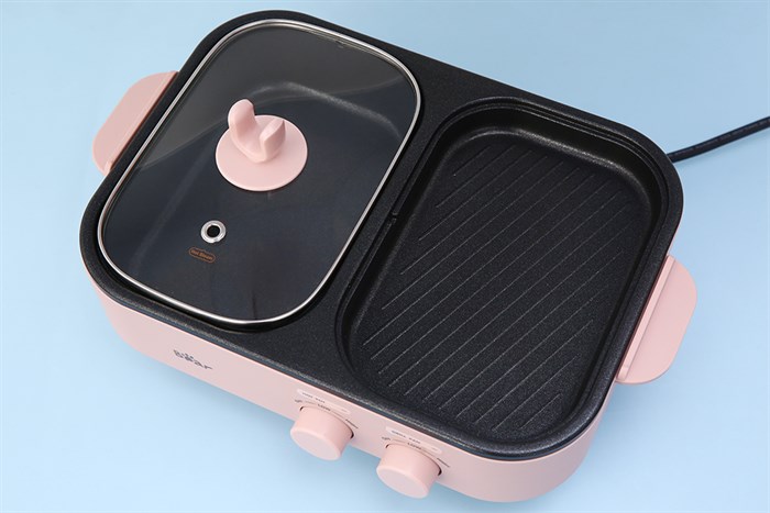 Bếp lẩu nướng đa năng Bear DKL-C12D1 Màu Hồng