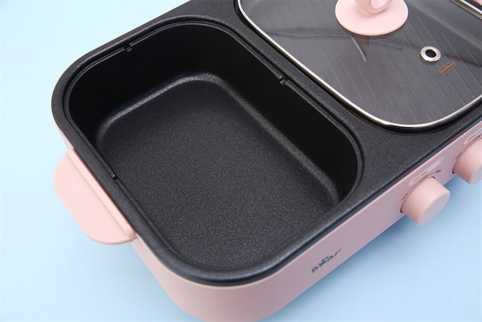 Bếp lẩu nướng đa năng Bear DKL-C12D1 Màu Hồng