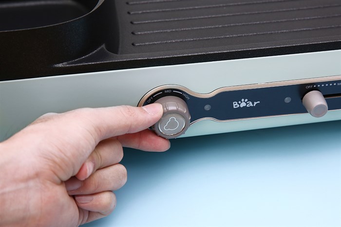 Bếp lẩu nướng đa năng Bear DKL-C15G1 Màu Xanh ngọc