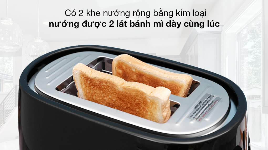 Máy nướng bánh mì Delonghi CTLA2103.BK
