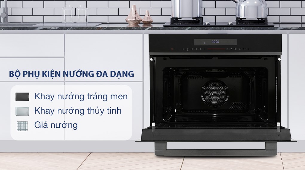Lò nướng kết hợp vi sóng lắp âm Hafele HCO-8T50A (538.01.431) 50 lít