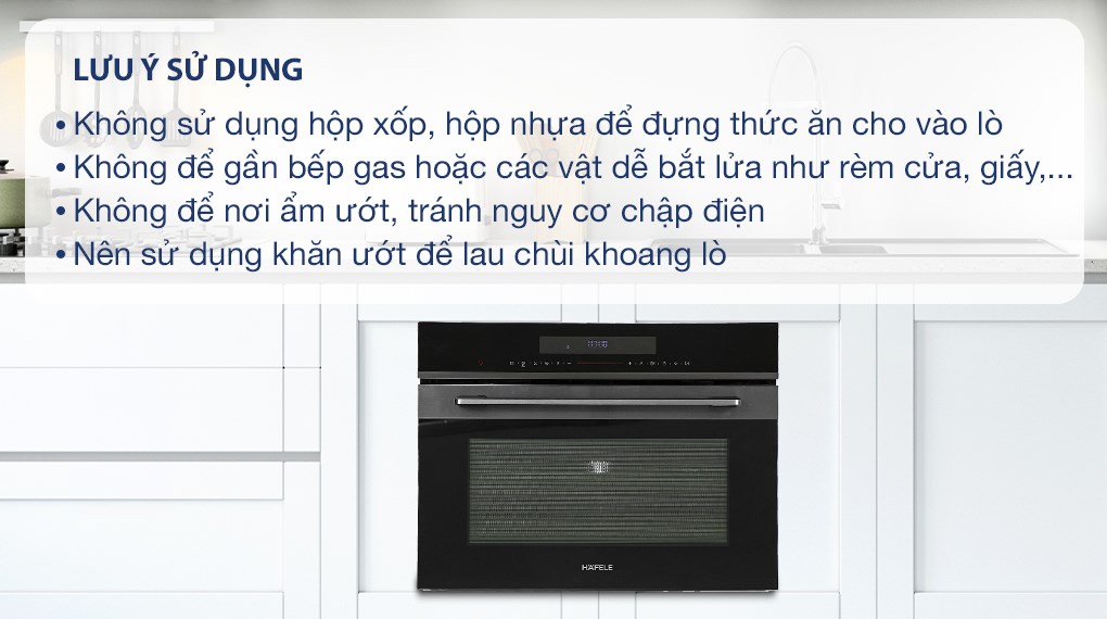 Lò nướng kết hợp vi sóng lắp âm Hafele HCO-8T50A (538.01.431) 50 lít
