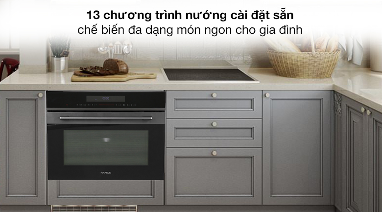 Lò nướng kết hợp vi sóng lắp âm Hafele HCO-8T50A 538.01.431 50 lít