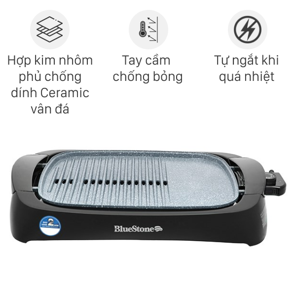 Bếp nướng điện Bluestone EGB-7417 2000W