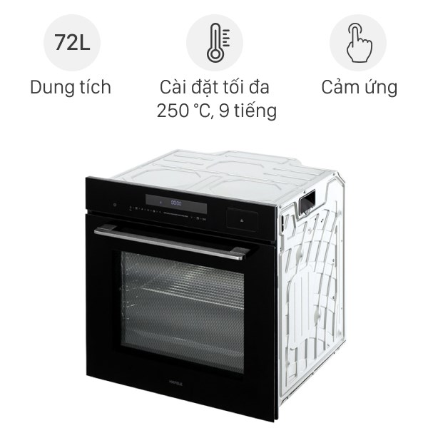 Lò nướng kết hợp hấp lắp âm Hafele HSO-8T72A 72 lít