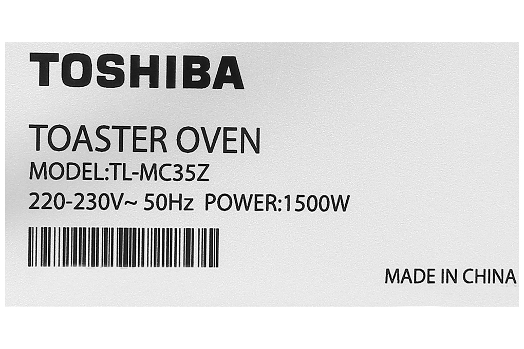 Lò nướng Toshiba TL-MC35Z 35 lít Màu Đen