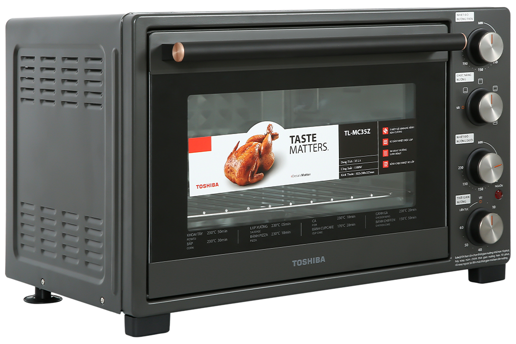 Lò nướng Toshiba TL-MC35Z 35 lít Màu Đen