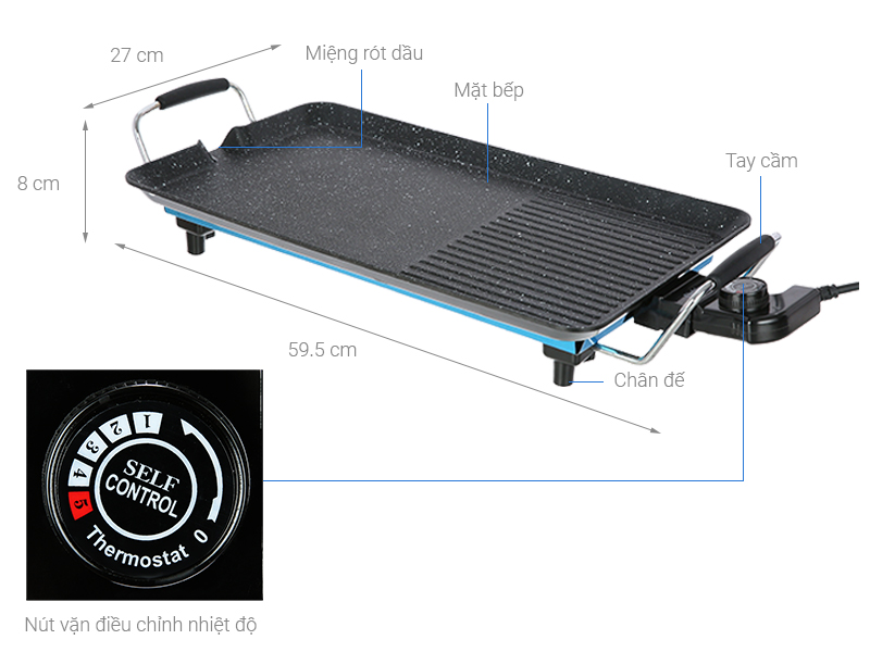 Bếp nướng điện Delites AD-G48