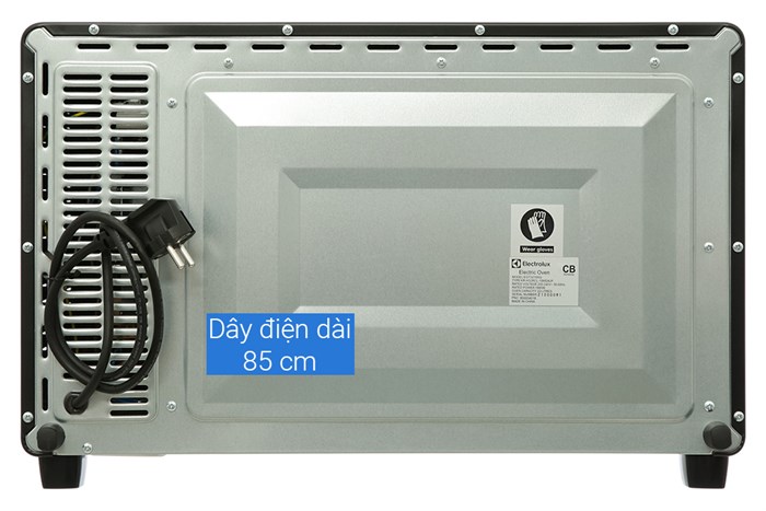 Lò nướng Electrolux EOT3218XG 32 lít Màu Đen