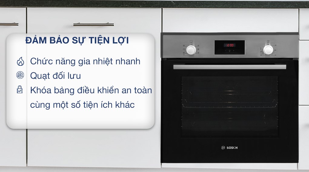 Lò nướng âm Bosch HBF113BR0A 66 lít