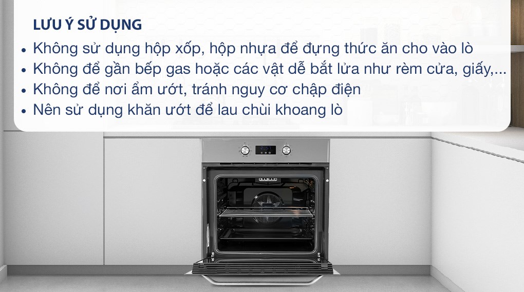 Lò nướng âm Teka HCB 6435 70 lít