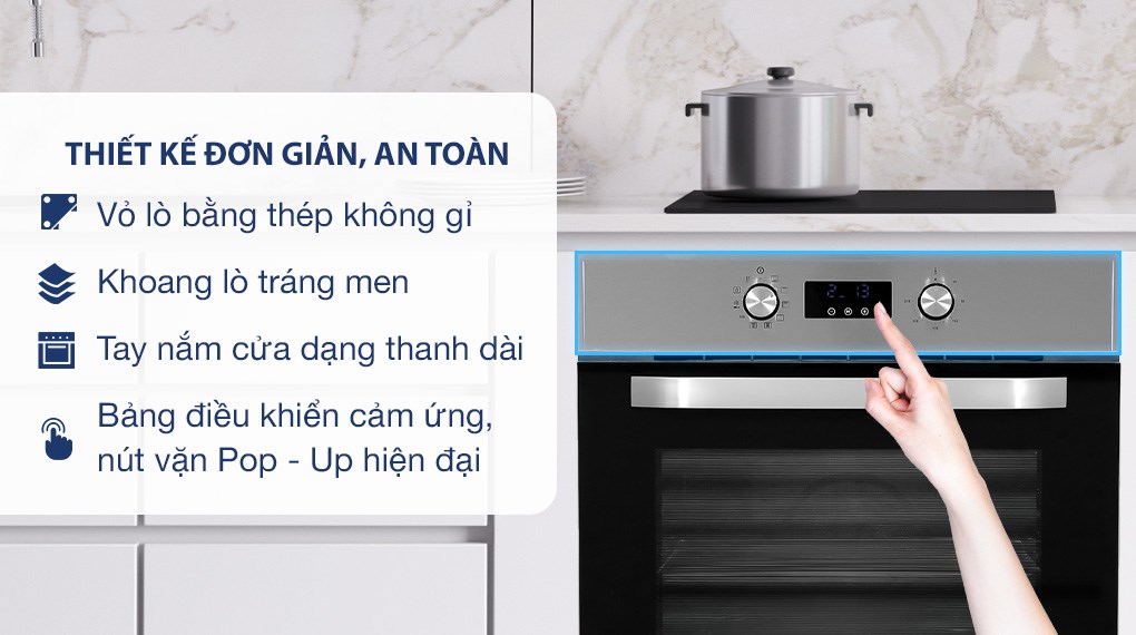 Lò nướng âm Teka HCB 6435 70 lít